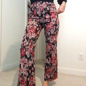 Free People Knit Floral Pants